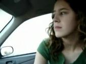 Amateur BJ in car